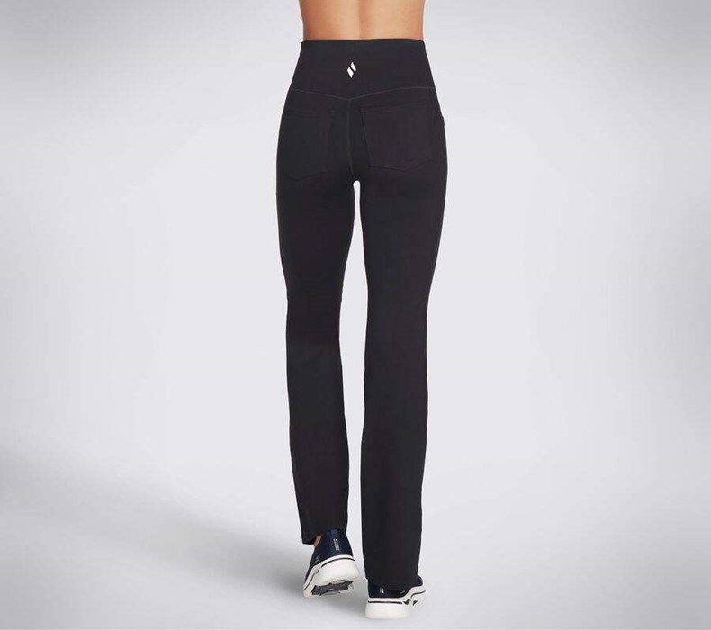 Dámské Kalhoty Skechers GO WALK Evolution II Flare Pants Černé | FOYVDCE-56