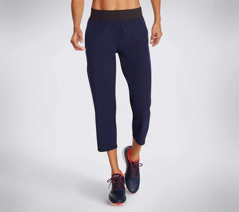 Dámské Kalhoty Skechers Performance Strike Crop Tmavě Blankyt | ONZDTPA-67