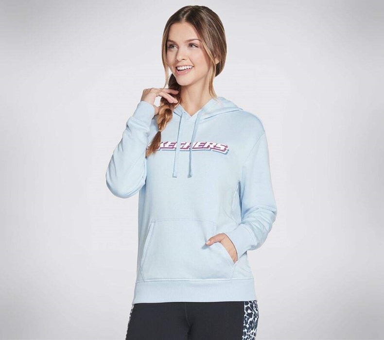 Dámské Mikiny S Kapucí Skechers Apparel Block Heritage Pullover Hoodie Růžové | QGVYOUD-32