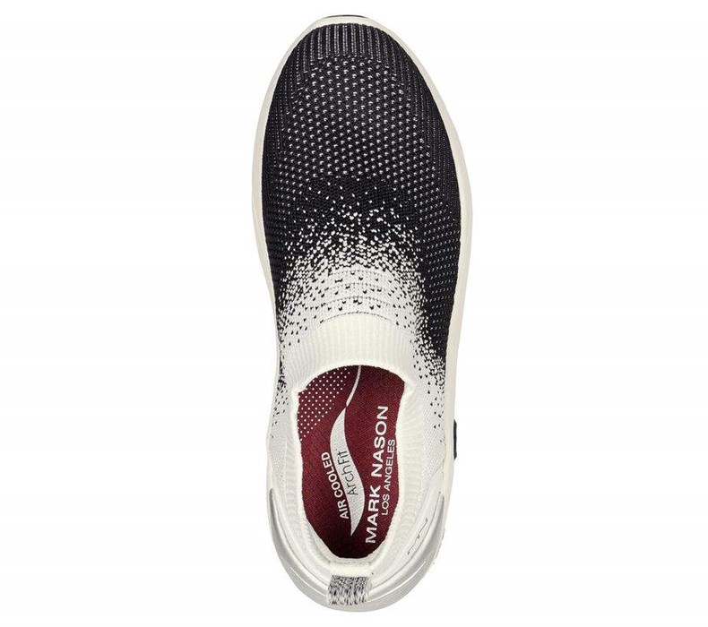 Dámské Mokasíny Skechers Arch Fit A-Linear - Kit Černé | ODFHKNI-47