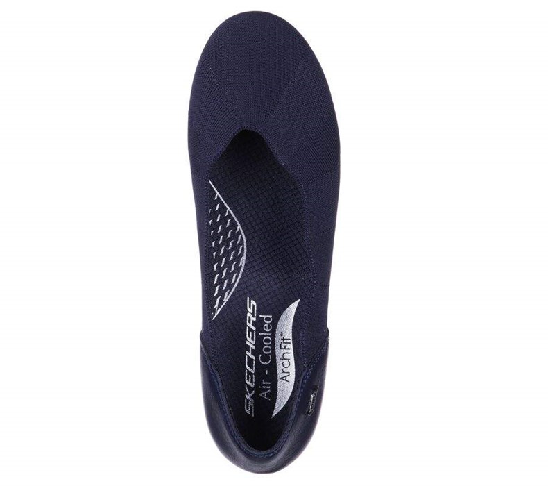 Dámské Mokasíny Skechers Arch Fit Ballet - Must Be Mine Tmavě Blankyt | TGPJSRH-89