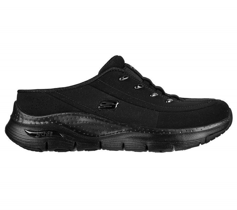 Dámské Mokasíny Skechers Arch Fit - City View Černé | RCJAFUD-42