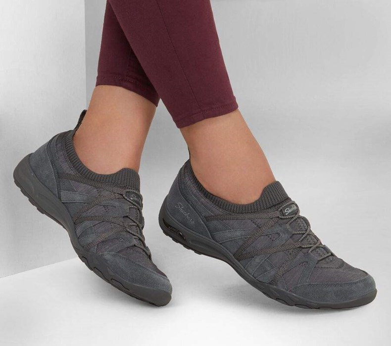 Dámské Mokasíny Skechers Arch Fit Comfy - Bold Statement Šedé | BAKQNTW-28