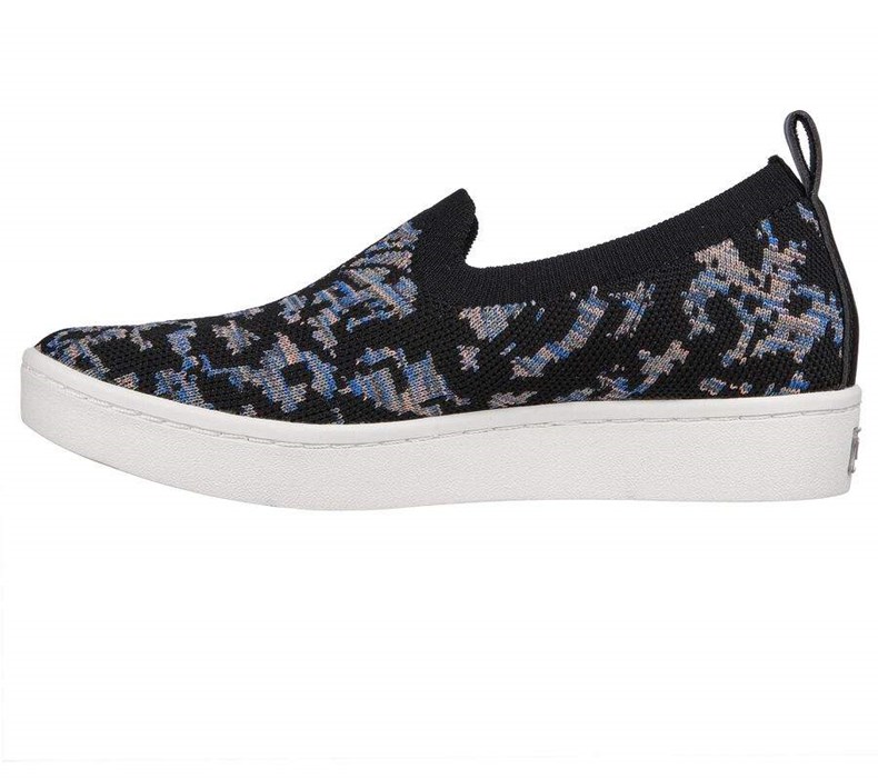 Dámské Mokasíny Skechers Arch Fit Cup - Free Blossom Černé | TPLNURZ-04