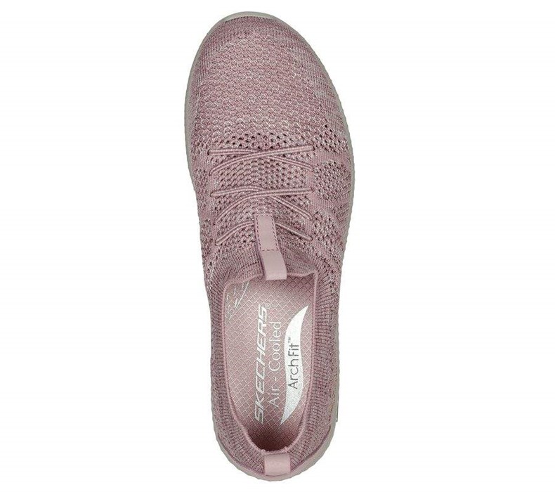 Dámské Mokasíny Skechers Arch Fit Flex - Sunkissed Skies Fialové | XORFNGY-24