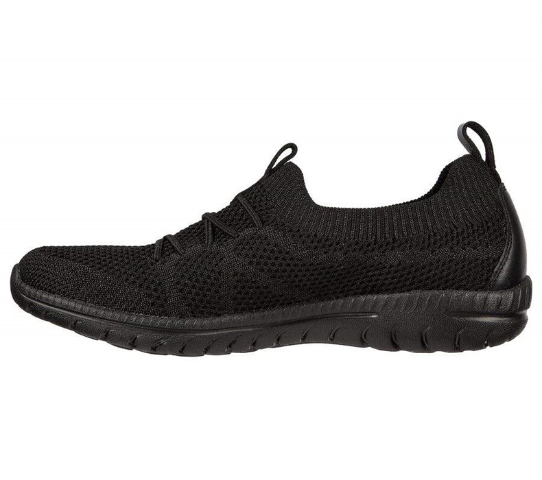 Dámské Mokasíny Skechers Arch Fit Flex Černé | QIMJUXL-73