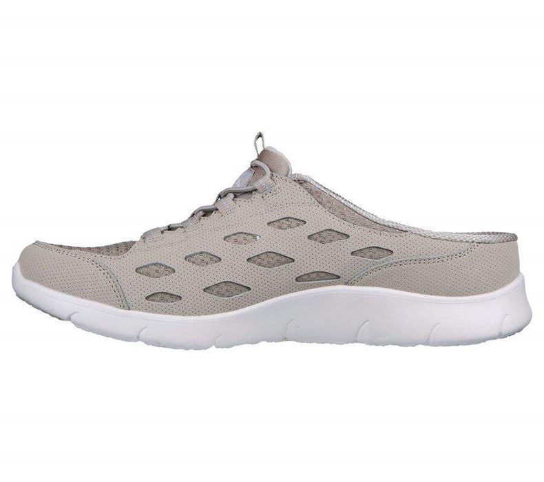 Dámské Mokasíny Skechers Arch Fit Refine - Lucky Breeze Šedé Hnědé | GOZKEBU-36