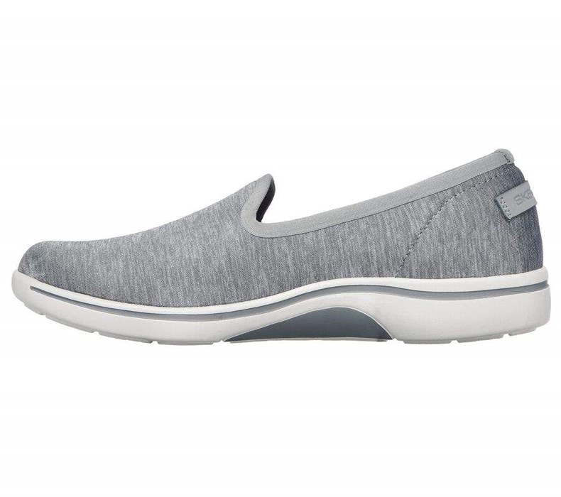 Dámské Mokasíny Skechers Arch Fit Uplift - Perceived Šedé | DUNWAKF-52