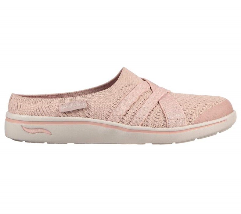 Dámské Mokasíny Skechers Arch Fit Uplift - Be Lovely Růžové | HCQENXV-03