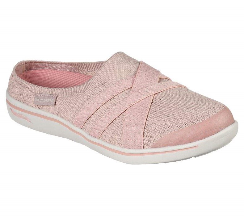 Dámské Mokasíny Skechers Arch Fit Uplift - Be Lovely Růžové | HCQENXV-03