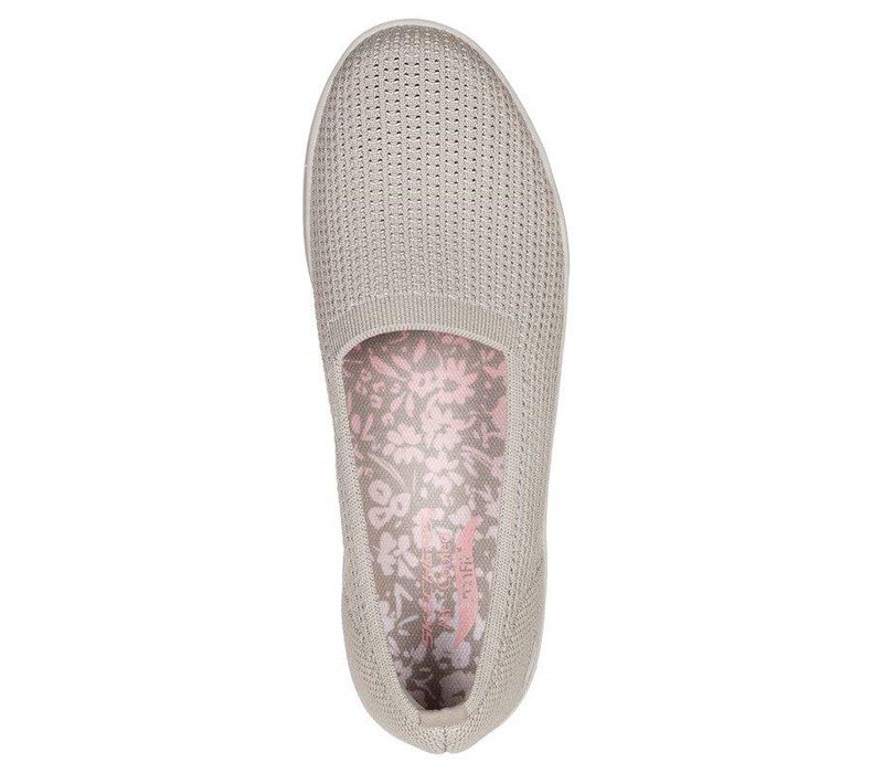 Dámské Mokasíny Skechers Arch Fit Uplift - Sweet Notion Šedé Hnědé | KQNABUT-42