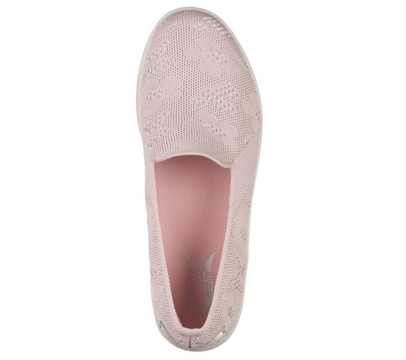 Dámské Mokasíny Skechers Arch Fit Uplift - Wishful Růžové | PLEABGS-04