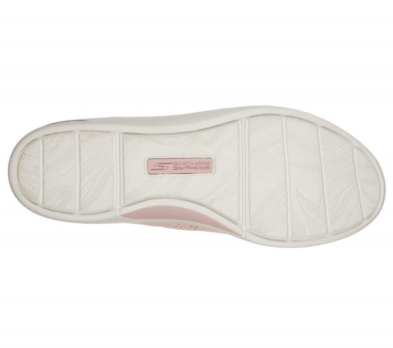 Dámské Mokasíny Skechers Arch Fit Uplift - Wishful Růžové | PLEABGS-04