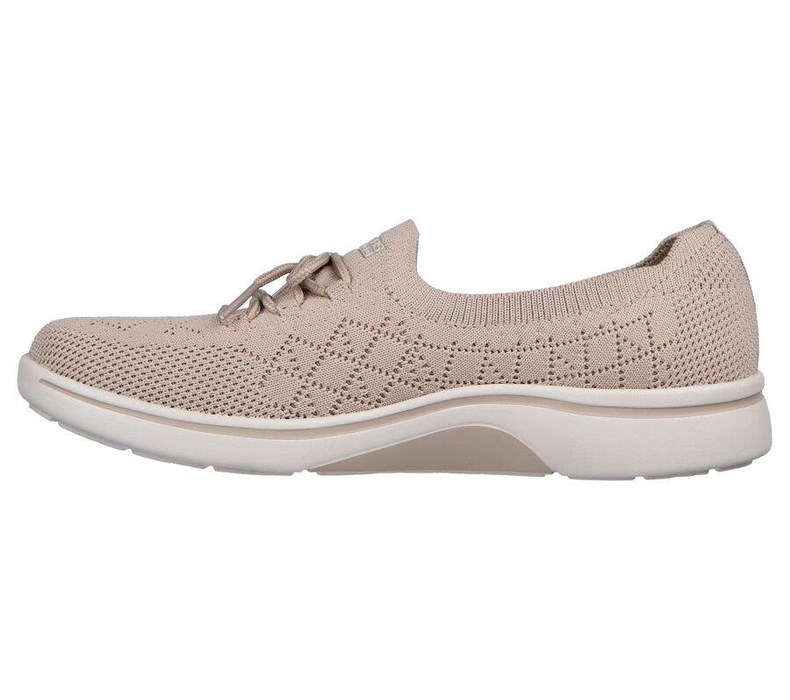 Dámské Mokasíny Skechers Arch Fit Uplift - Perfect Dreams Šedé Hnědé | PQYMVWT-41