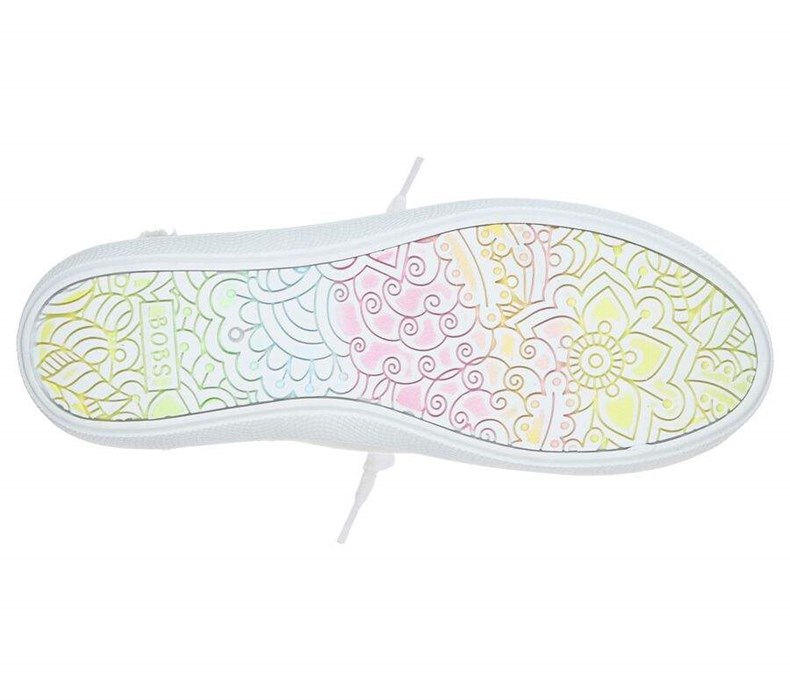 Dámské Mokasíny Skechers BOBS B Cute Bílé | XSRJZOV-78