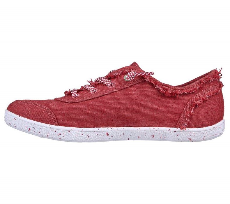 Dámské Mokasíny Skechers BOBS B Cute - Clean Life Červené | YQZXFPD-24