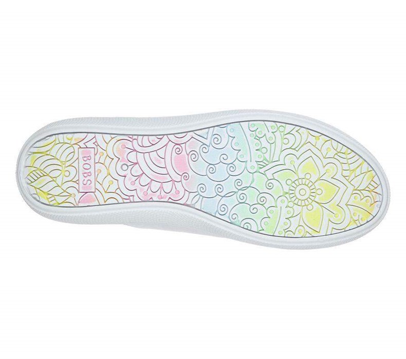 Dámské Mokasíny Skechers BOBS B Cute - Lemon Squeezy Bílé | GMLIZVT-03