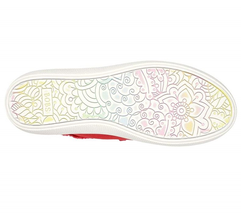 Dámské Mokasíny Skechers BOBS B Cute - Lemon Squeezy Červené | VZPRQWI-01