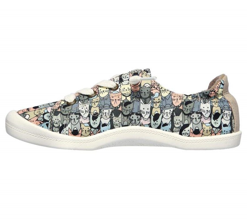 Dámské Mokasíny Skechers BOBS Beach Bingo - Mellow Cats Viacfarebný | CQSMKYL-39