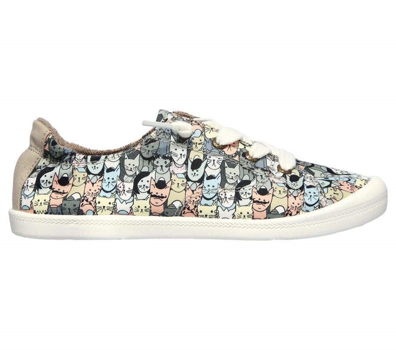 Dámské Mokasíny Skechers BOBS Beach Bingo - Mellow Cats Viacfarebný | CQSMKYL-39