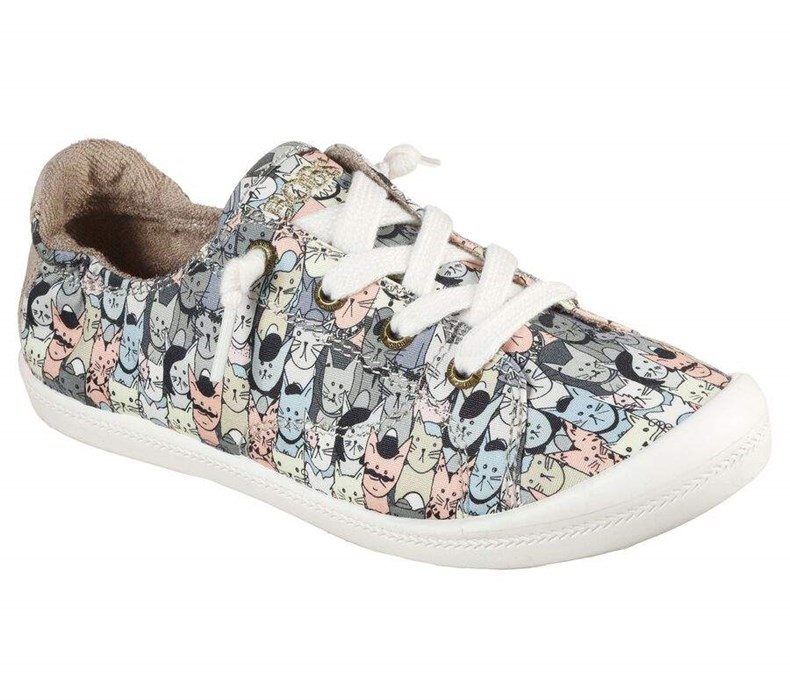 Dámské Mokasíny Skechers BOBS Beach Bingo - Mellow Cats Viacfarebný | CQSMKYL-39