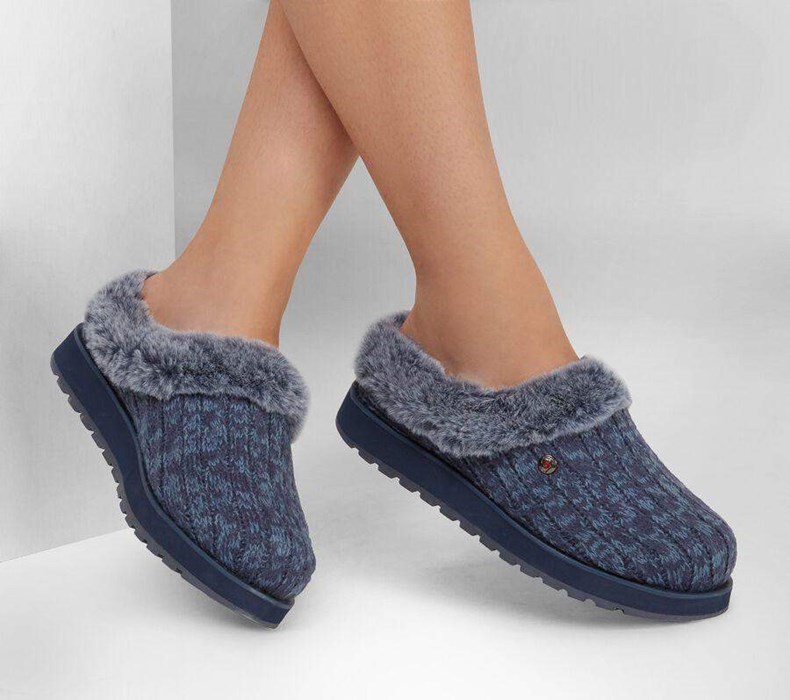 Dámské Mokasíny Skechers BOBS Keepsakes - Ice Angel Tmavě Blankyt Blankyt | AHEMOKB-51