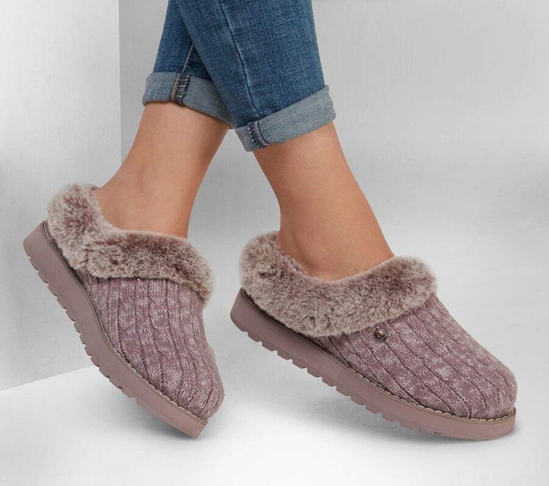 Dámské Mokasíny Skechers BOBS Keepsakes - Ice Angel Fialové | OWJUEHQ-69