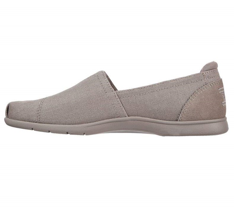 Dámské Mokasíny Skechers BOBS Plush Arch Fit - For3ver Luv Šedé | YKIQERD-30