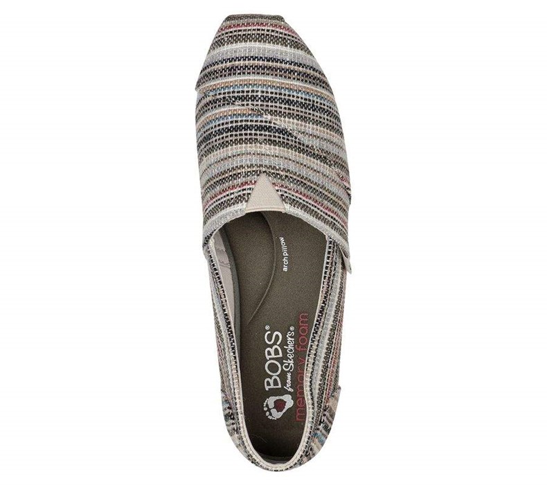 Dámské Mokasíny Skechers BOBS Plush - Roaring Waters Béžový Viacfarebný | OHJEGWX-76