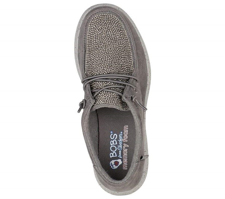 Dámské Mokasíny Skechers BOBS Skipper - Super Flirt Šedé | ADYMSWE-85