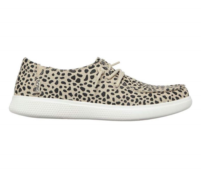 Dámské Mokasíny Skechers BOBS Skipper - Port Jefferson Leopard | FWLPMOD-94