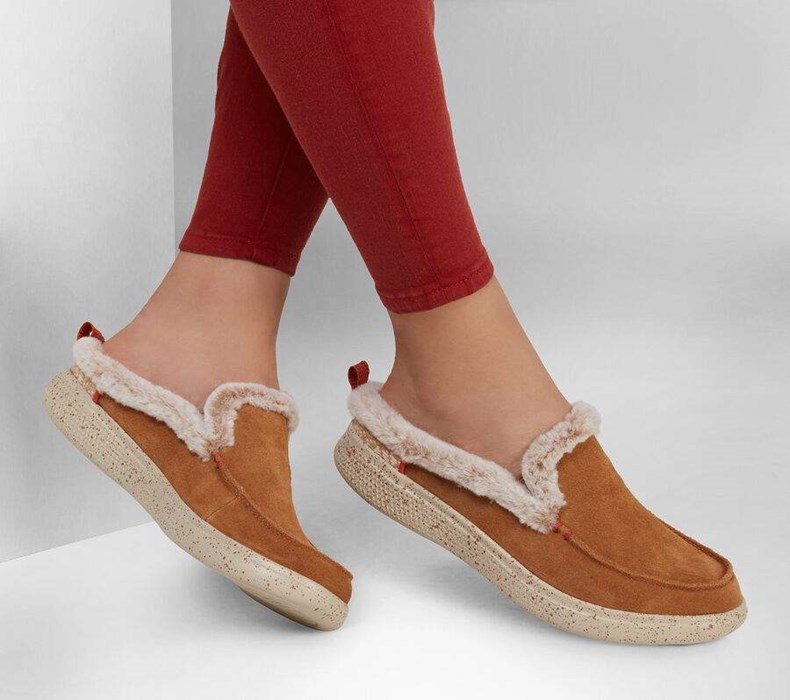 Dámské Mokasíny Skechers BOBS Skipper - Modern Mix Hnědé | XIVRBYS-87