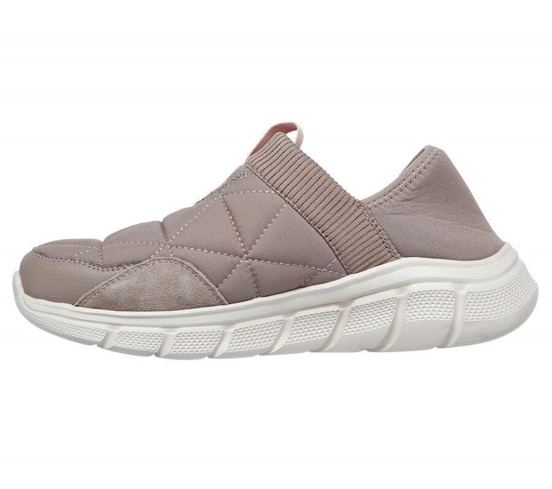 Dámské Mokasíny Skechers BOBS Sportovní B Flex - Mighty Puff Šedé Hnědé | AGWPELZ-62