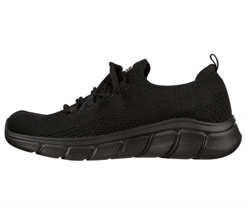 Dámské Mokasíny Skechers BOBS Sportovní B Flex - Color Connect Černé | GHBFAEK-18