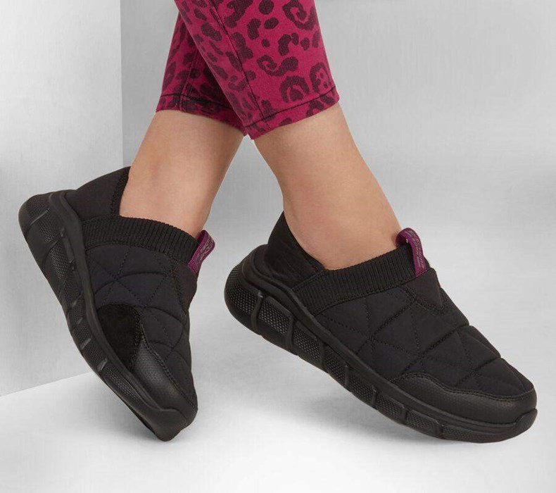 Dámské Mokasíny Skechers BOBS Sportovní B Flex - Mighty Puff Černé | RDZLCJN-36