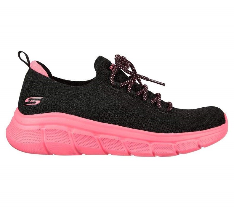 Dámské Mokasíny Skechers BOBS Sportovní B Flex - Step And Go Černé | WAXPSDY-98