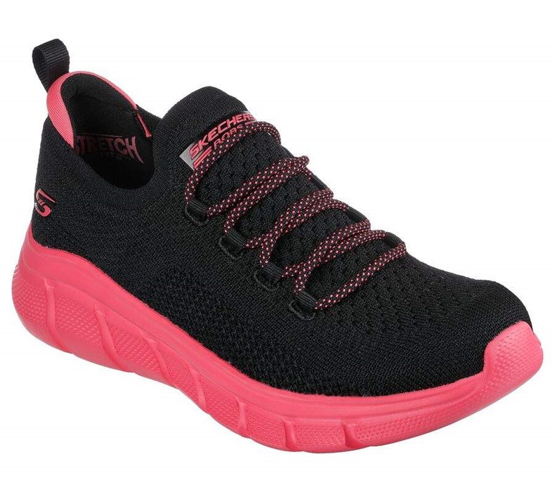 Dámské Mokasíny Skechers BOBS Sportovní B Flex - Step And Go Černé | WAXPSDY-98