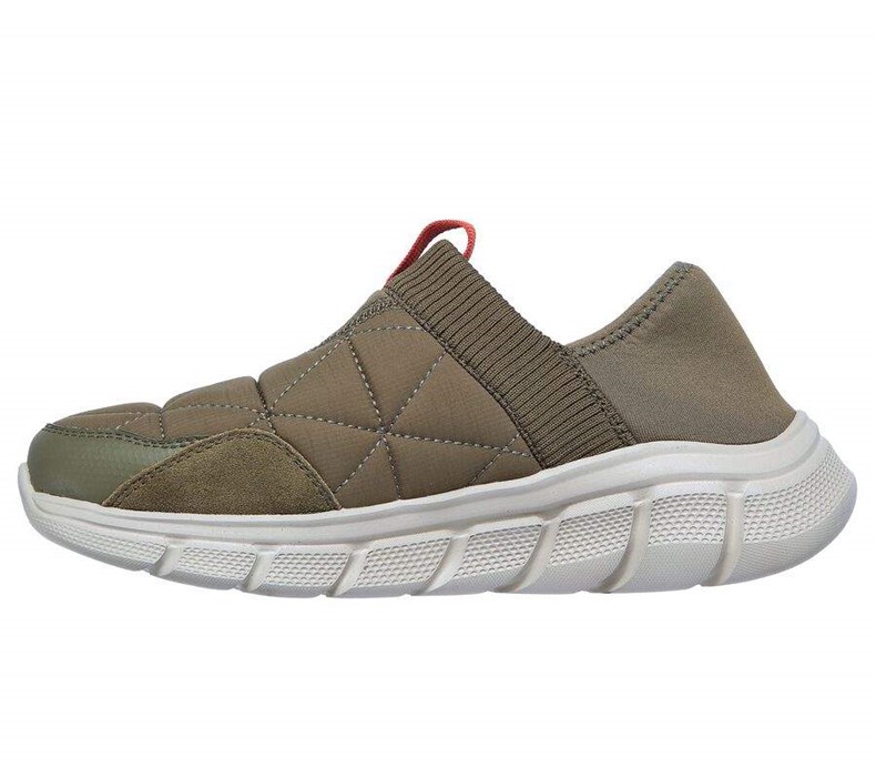 Dámské Mokasíny Skechers BOBS Sportovní B Flex - Mighty Puff Olivy Zelené | WIHPLAK-18