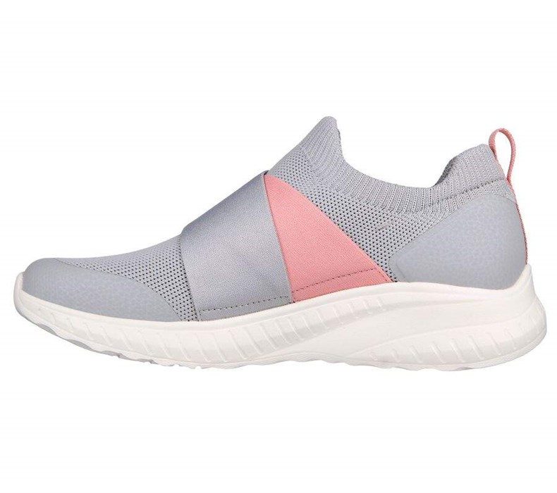 Dámské Mokasíny Skechers BOBS Squad Chaos - Cross Roadz Šedé | WMLAYJV-78