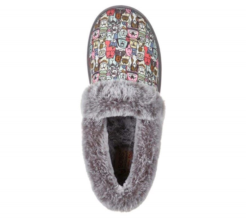 Dámské Mokasíny Skechers BOBS Too Cozy - Snuggle Rovers Šedé Viacfarebný | APYENGW-14