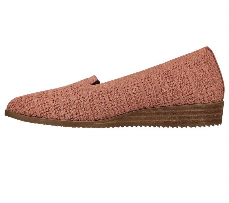 Dámské Mokasíny Skechers Cleo Sawdust Růžové | HZXEPGD-69