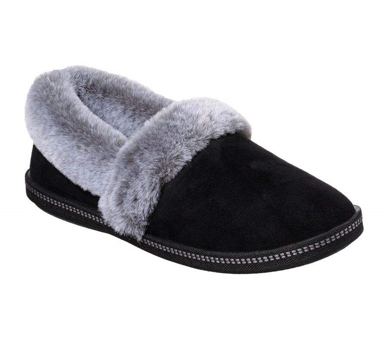 Dámské Mokasíny Skechers Cozy Campfire - Team Toasty Černé | BYJSKUE-90