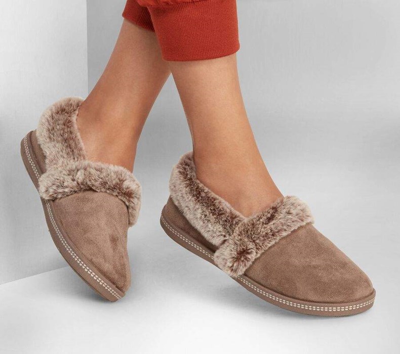 Dámské Mokasíny Skechers Cozy Campfire - Team Toasty Tmavě Šedé | CQOPBID-30