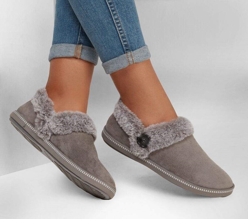 Dámské Mokasíny Skechers Cozy Campfire - Fresh Toast Šedé | JPEZNID-26