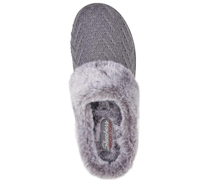 Dámské Mokasíny Skechers Cozy Campfire - Home Essential Šedé | TOCESIF-19