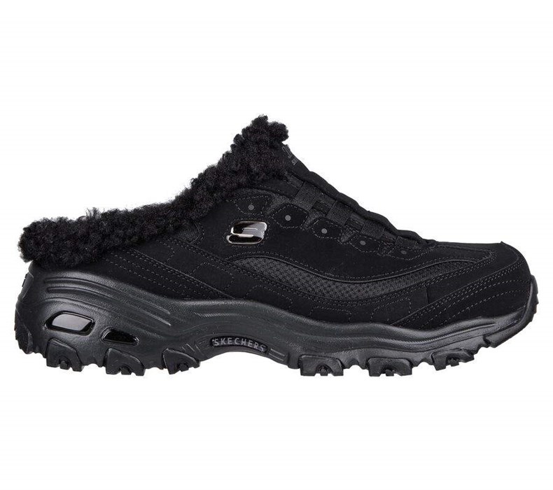 Dámské Mokasíny Skechers D'Lites - Comfy Steps Černé | AMEWZUB-27