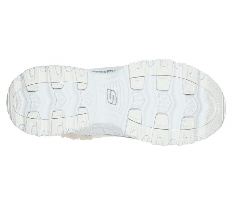 Dámské Mokasíny Skechers D'Lites - Comfy Steps Bílé | HNOUAMF-34