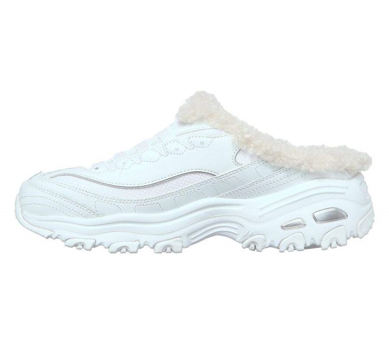 Dámské Mokasíny Skechers D'Lites - Comfy Steps Bílé | HNOUAMF-34