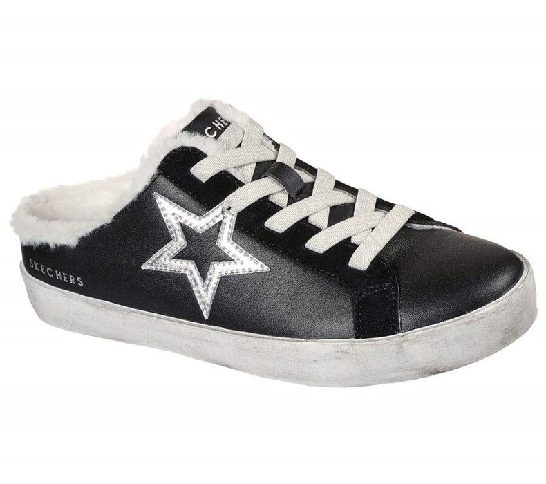 Dámské Mokasíny Skechers Diamond Starz - Wear-Ever Černé | PCXWAIR-58