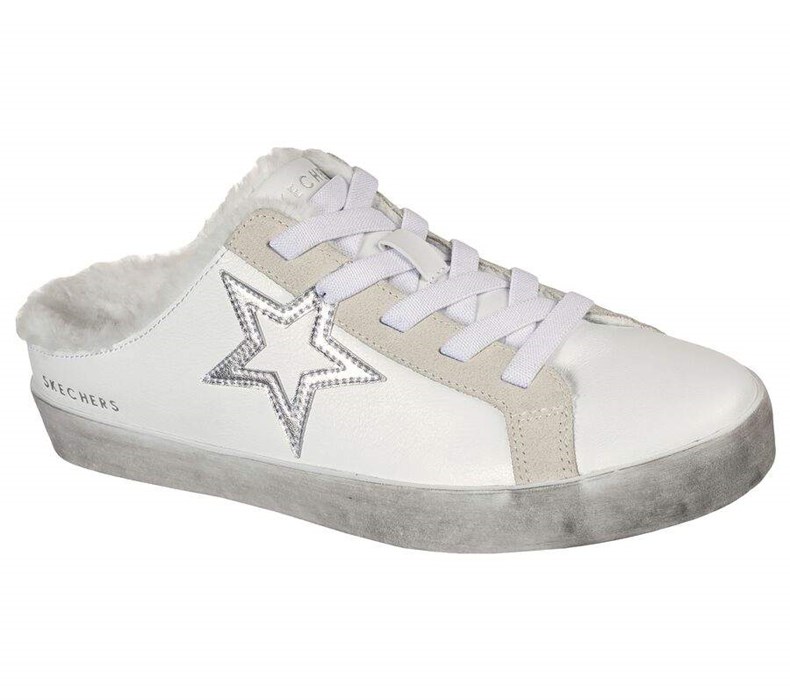 Dámské Mokasíny Skechers Diamond Starz - Wear-Ever Bílé | RTDNVYJ-01